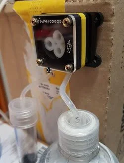 Dispenser com Arduino usando bomba peristáltica